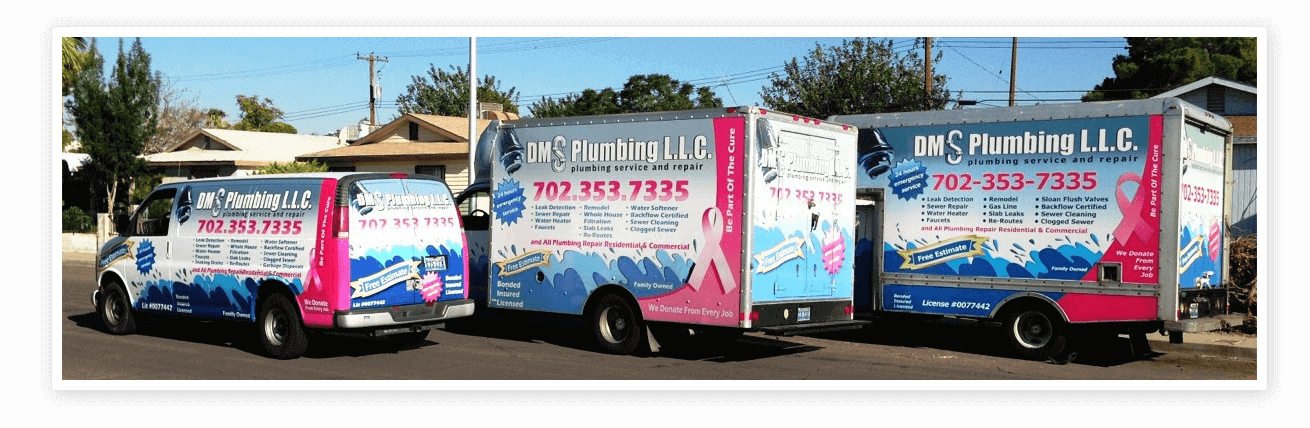DMS Plumbing, LLC. Transport Vehicles
