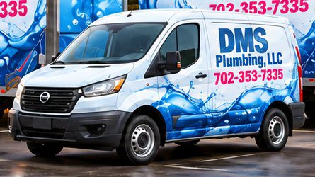DMS Plumbing branded service van
